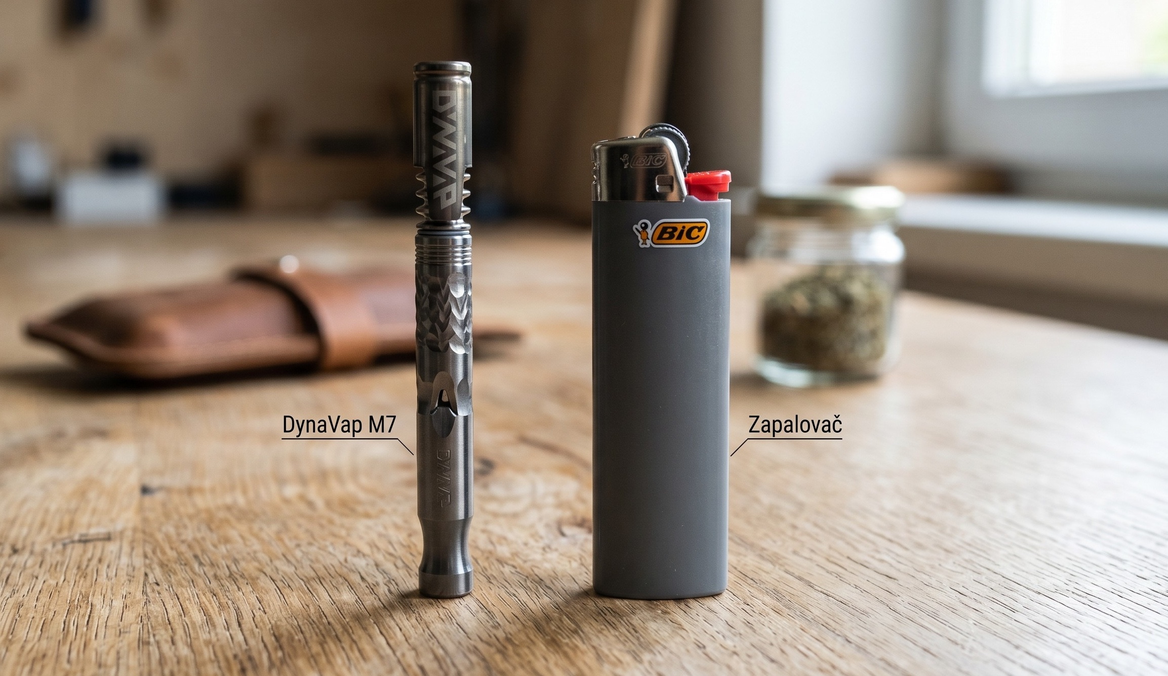 dynavap m7 velikost vs zapalovac